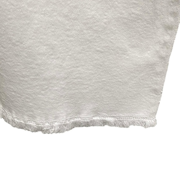 Michael Michael Kors White Selma Crop Flare‎ High-Rise Flare Raw Hem Jean - Picture 4 of 8